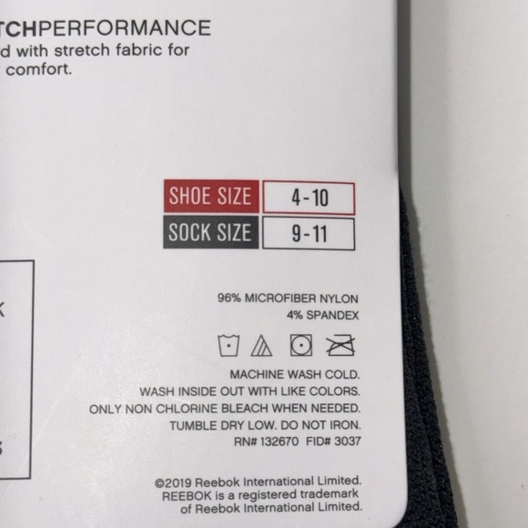 New With Tags Ladies Reebok Compression Knee High socks - Picture 5 of 6